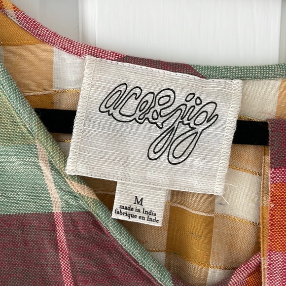 Ace&Jig olive shift, size M - Picture 2 of 2